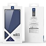 Flip Θήκη από Συνθετικό Δέρμα (PU) για Samsung Galaxy S26 5G από DUX DUCIS Skin X Pro Series σε Μπλε χρώμα με RFID προστασία και θήκη κάρτας.