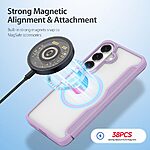 Flip Θήκη από Συνθετικό Δέρμα (PU) για Samsung Galaxy S26 5G από DUX DUCIS Skin X Pro Series σε Ροζ/Μωβ χρώμα με RFID προστασία και θήκη κάρτας.