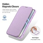 Flip Θήκη από Συνθετικό Δέρμα (PU) για Samsung Galaxy S26 5G από DUX DUCIS Skin X Pro Series σε Ροζ/Μωβ χρώμα με RFID προστασία και θήκη κάρτας.