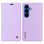 Flip Πορτοφόλι από Συνθετικό Δέρμα (PU) με TPU για Samsung Galaxy S26 5G από YIKATU σε Μωβ Ανοιχτό χρώμα με θήκες καρτών και Stand.