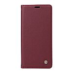 Flip Πορτοφόλι από Συνθετικό Δέρμα (PU) με TPU για Samsung Galaxy S26 5G από YIKATU σε Βαθύ Κόκκινο χρώμα με θήκες καρτών και Stand.