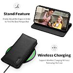 Flip Πορτοφόλι από Αυθεντικό Δέρμα για Samsung Galaxy S26 Plus 5G από DUX DUCIS Hivo Series σε Μαύρο με RFID Blocking, Wallet και Stand.