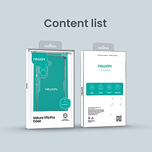 Σκληρή Πλάτη PC+TPU για Samsung Galaxy S26 Plus 5G από NILLKIN Nature Pro Series σε διάφανο χρώμα με ενισχυμένες γωνίες και αντιολισθητική λαβή.