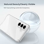 Σκληρή Πλάτη PC+TPU για Samsung Galaxy S26 Plus 5G από NILLKIN Nature Pro Series σε διάφανο χρώμα με ενισχυμένες γωνίες και αντιολισθητική λαβή.