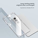 Σκληρή Πλάτη PC+TPU για Samsung Galaxy S26 Plus 5G από NILLKIN Nature Pro Series σε διάφανο χρώμα με ενισχυμένες γωνίες και αντιολισθητική λαβή.