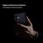 Σκληρή Πλάτη PC+TPU για Samsung Galaxy S26 Plus 5G από NILLKIN Camshield Pro Series σε Μαύρο χρώμα με συρόμενο κάλυμμα κάμερας.