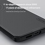 Σκληρή Πλάτη PC+TPU για Samsung Galaxy S26 Plus 5G από NILLKIN Frosted Shield Pro σε Μαύρο χρώμα με ματ επιφάνεια και αντι-δακτυλικά αποτυπώματα.