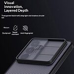 Σκληρή Πλάτη PC+TPU για Samsung Galaxy S26 Plus 5G από NILLKIN Camshield Pro Series σε Μαύρο χρώμα με συρόμενο κάλυμμα κάμερας.