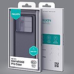 Σκληρή Πλάτη PC+TPU για Samsung Galaxy S26 Plus 5G από NILLKIN Camshield Pro Series σε Μαύρο χρώμα με συρόμενο κάλυμμα κάμερας.