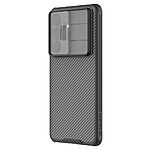 Σκληρή Πλάτη PC+TPU για Samsung Galaxy S26 Plus 5G από NILLKIN Camshield Pro Series σε Μαύρο χρώμα με συρόμενο κάλυμμα κάμερας.