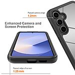 Σκληρή Πλάτη PC+TPU για Samsung Galaxy S26 Plus 5G από OEM σε Μαύρο χρώμα με ενσωματωμένη μεμβράνη προστασίας οθόνης PET.