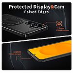 Σκληρή Πλάτη PC+TPU για Samsung Galaxy S26 Plus 5G από OEM σε Μαύρο χρώμα με περιστρεφόμενο Stand 360° και μαγνητική συμβατότητα.