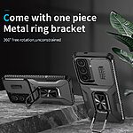 Σκληρή Πλάτη PC+TPU για Samsung Galaxy S26 Plus 5G από OEM Camshield σε Μαύρο χρώμα με κάλυμμα κάμερας, kickstand και προστασία στρατιωτικών προδιαγραφών.