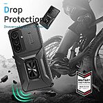 Σκληρή Πλάτη PC+TPU για Samsung Galaxy S26 Plus 5G από OEM Camshield σε Μαύρο χρώμα με κάλυμμα κάμερας, kickstand και προστασία στρατιωτικών προδιαγραφών.