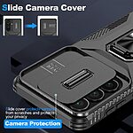 Σκληρή Πλάτη PC+TPU για Samsung Galaxy S26 Plus 5G από OEM Camshield σε Μαύρο χρώμα με κάλυμμα κάμερας, kickstand και προστασία στρατιωτικών προδιαγραφών.