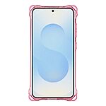 Σκληρή Πλάτη PC+TPU για Samsung Galaxy S26 Plus 5G σε Ροζ χρώμα με μαγνητική λειτουργία, περιστρεφόμενο Stand και αποσπώμενο Λουράκι.