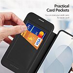Flip Θήκη από Συνθετικό Δέρμα (PU) για Samsung Galaxy S26 Plus 5G από DUX DUCIS Skin X Pro Series σε Μαύρο με RFID προστασία και θήκη κάρτας.