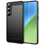 Πλάτη TPU για Samsung Galaxy S26 Plus 5G από OEM σε Μαύρο χρώμα με υφή Carbon Fiber και ανθεκτικό φινίρισμα κατά δακτυλικών αποτυπωμάτων.