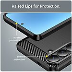 Πλάτη TPU για Samsung Galaxy S26 Plus 5G από OEM σε Μαύρο χρώμα με υφή Carbon Fiber και ανθεκτικό φινίρισμα κατά δακτυλικών αποτυπωμάτων.