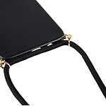 Πλάτη TPU από βιοδιασπώμενο υλικό Wheat Straw για το Samsung Galaxy S26 Plus 5G σε Μαύρο χρώμα με ρυθμιζόμενο λουράκι μεταφοράς.