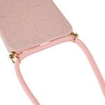 Πλάτη TPU από βιοδιασπώμενο σιτάρι για Samsung Galaxy S26 Plus 5G σε Ροζ χρώμα με ρυθμιζόμενο λουράκι και στρατιωτική προστασία από πτώσεις.