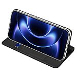 Flip Πορτοφόλι από Συνθετικό Δέρμα (PU) για Xiaomi 17 Ultra 5G από DUX DUCIS Skin Pro Series σε Μαύρο χρώμα με θήκη κάρτας και ενσωματωμένο Stand.