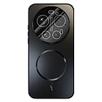 Σκληρή Πλάτη PC+TPU για το Xiaomi 17 Ultra 5G από την ABEEL σε Μαύρο χρώμα με ενσωματωμένο μαγνήτη N52 και προστατευτική μεμβράνη φακού κάμερας.