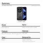 Σκληρή Πλάτη PC+TPU για Xiaomi 17 Ultra 5G από DUX DUCIS Aimo Series σε Μαύρο χρώμα με ματ φινίρισμα και προστασία από πτώσεις 1.2m (SGS).