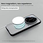 Σκληρή Πλάτη PC+TPU για Xiaomi 17 Ultra 5G από NILLKIN Super Frosted Shield Pro σε Μαύρο χρώμα με ενσωματωμένο μαγνήτη.