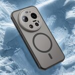 Σκληρή Πλάτη PC+TPU για Xiaomi 17 Ultra 5G από OEM σε Μαύρο χρώμα με ενσωματωμένο μαγνήτη και ενισχυμένη προστασία από πτώσεις.