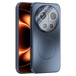 Σκληρή Πλάτη PC+TPU για Xiaomi 17 Ultra 5G από ABEEL σε Μπλε χρώμα με ενσωματωμένο μαγνήτη N52, φιλμ προστασίας φακού και ψύξη 360°.