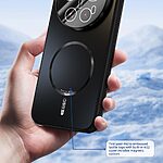 Σκληρή Πλάτη PC+TPU για Xiaomi 17 Ultra 5G από ABEEL σε Μπλε χρώμα με ενσωματωμένο μαγνήτη N52, φιλμ προστασίας φακού και ψύξη 360°.