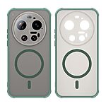 Σκληρή Πλάτη PC+TPU για Xiaomi 17 Ultra 5G από OEM σε Πράσινο χρώμα με ενσωματωμένο μαγνήτη και προστασία κάμερας.