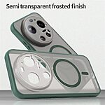 Σκληρή Πλάτη PC+TPU για Xiaomi 17 Ultra 5G από OEM σε Πράσινο χρώμα με ενσωματωμένο μαγνήτη και προστασία κάμερας.