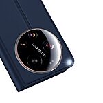 Flip Πορτοφόλι από Συνθετικό Δέρμα (PU) με TPU για Xiaomi 17 Ultra 5G από DUX DUCIS Skin Pro Series σε Μπλε χρώμα με θήκη κάρτας και Stand.