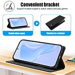 Flip Πορτοφόλι από Συνθετικό Δέρμα (PU) με TPU για Xiaomi 17 Ultra 5G - OEM - Μαύρο με RFID προστασία, θήκες καρτών και ενσωματωμένο Stand.