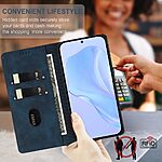 Flip Πορτοφόλι από Συνθετικό Δέρμα (PU) με TPU για Xiaomi 17 Ultra 5G σε Μπλε Σκούρο χρώμα με RFID Blocking, Wallet και Stand.