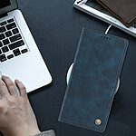 Flip Πορτοφόλι από Συνθετικό Δέρμα (PU) με TPU για Xiaomi 17 Ultra 5G σε Μπλε Σκούρο χρώμα με RFID Blocking, Wallet και Stand.