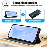 Flip Πορτοφόλι από Συνθετικό Δέρμα (PU) με TPU για Xiaomi 17 Ultra 5G σε Μπλε Σκούρο χρώμα με RFID Blocking, Wallet και Stand.