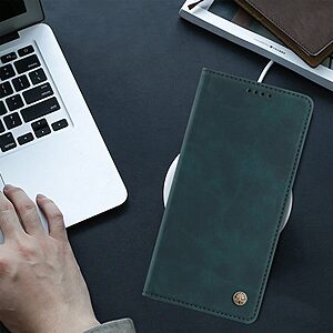 Flip Πορτοφόλι από Συνθετικό Δέρμα (PU) με TPU για Xiaomi 17 Ultra 5G σε Πράσινο Σκούρο με RFID προστασία, θήκες καρτών και stand.