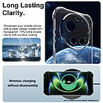 Πλάτη TPU για Xiaomi 17 Ultra 5G από IMAK σε διάφανο χρώμα με airbag προστασία στις γωνίες, ενισχυμένο bezel κάμερας και οπή για λουράκι.