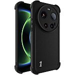 Πλάτη TPU για Xiaomi 17 Ultra 5G από IMAK σε Μαύρο χρώμα με τεχνολογία αερόσακων στις γωνίες και θήκη για λουράκι.