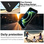 Πλάτη TPU για Xiaomi 17 Ultra 5G από IMAK σε Μαύρο χρώμα με τεχνολογία αερόσακων στις γωνίες και θήκη για λουράκι.