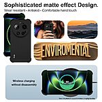 Πλάτη TPU για Xiaomi 17 Ultra 5G από IMAK σε Μαύρο χρώμα με τεχνολογία αερόσακων στις γωνίες και θήκη για λουράκι.