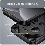 Πλάτη TPU για Xiaomi 17 Ultra 5G από OEM σε Μαύρο χρώμα με υφή carbon fiber και επιφάνεια brushed ανθεκτική στα δακτυλικά αποτυπώματα.