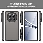 Σκληρή Πλάτη PC+TPU για Xiaomi Poco M8 5G / Redmi Note 15 5G / Redmi Note 15 4G από OEM σε Μαύρο χρώμα με προστασία αέρα στις γωνίες.