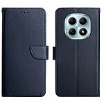 Flip Πορτοφόλι από Αυθεντικό Δέρμα για Xiaomi Poco M8 5G / Redmi Note 15 5G / Redmi Note 15 4G σε Μπλε χρώμα με θήκες καρτών και Stand.