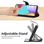 Flip Πορτοφόλι από Αυθεντικό Δέρμα για Xiaomi Poco M8 5G / Redmi Note 15 5G / Redmi Note 15 4G σε Μπλε χρώμα με θήκες καρτών και Stand.