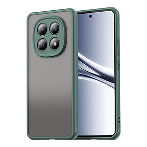 Σκληρή Πλάτη PC+TPU για Xiaomi Poco M8 5G / Redmi Note 15 5G / Redmi Note 15 4G σε Πράσινο χρώμα με αερόσακους γωνιών και frosted διάφανο φινίρισμα.