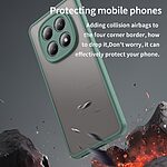 Σκληρή Πλάτη PC+TPU για Xiaomi Poco M8 5G / Redmi Note 15 5G / Redmi Note 15 4G σε Πράσινο χρώμα με αερόσακους γωνιών και frosted διάφανο φινίρισμα.